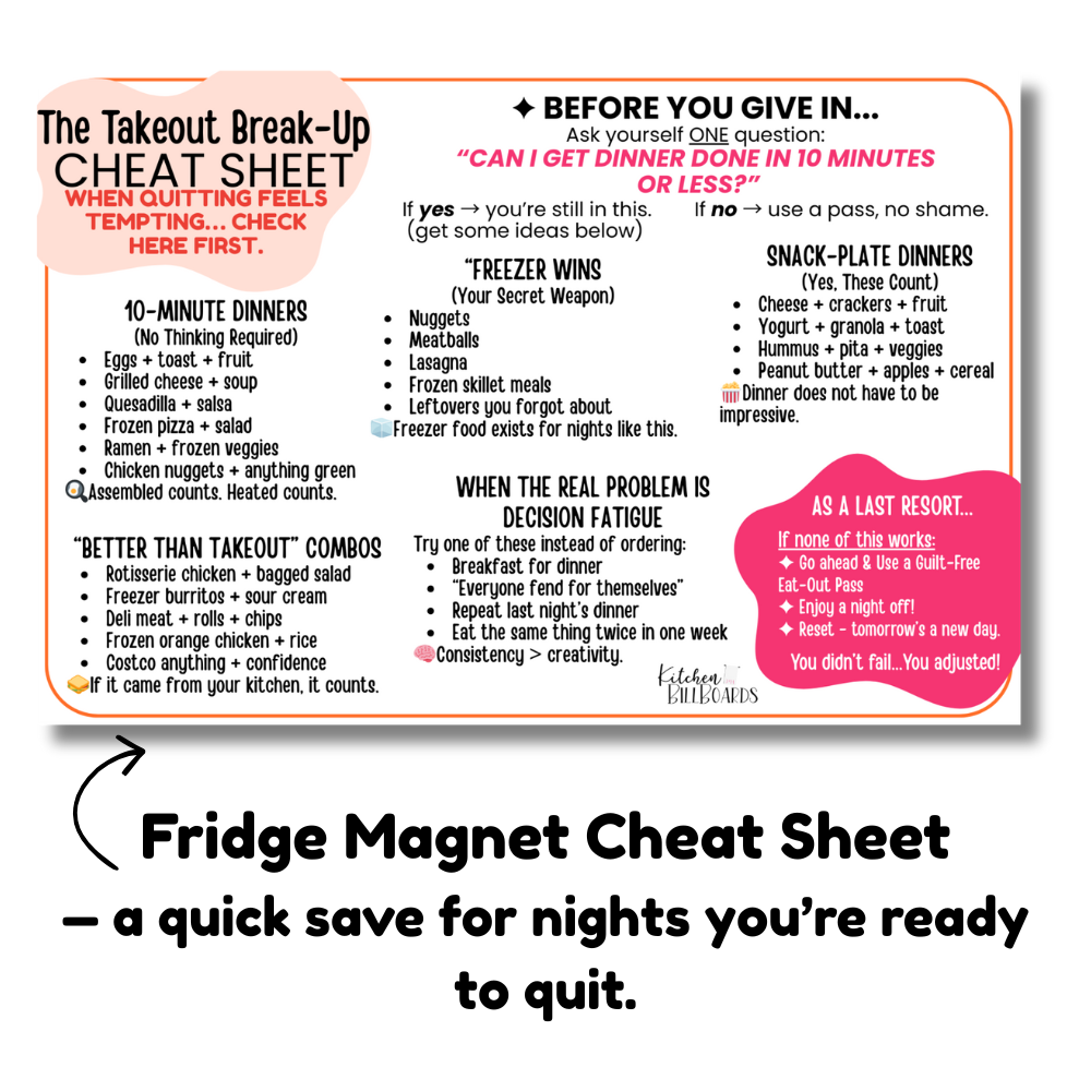 The Takeout Break-Up Challenge