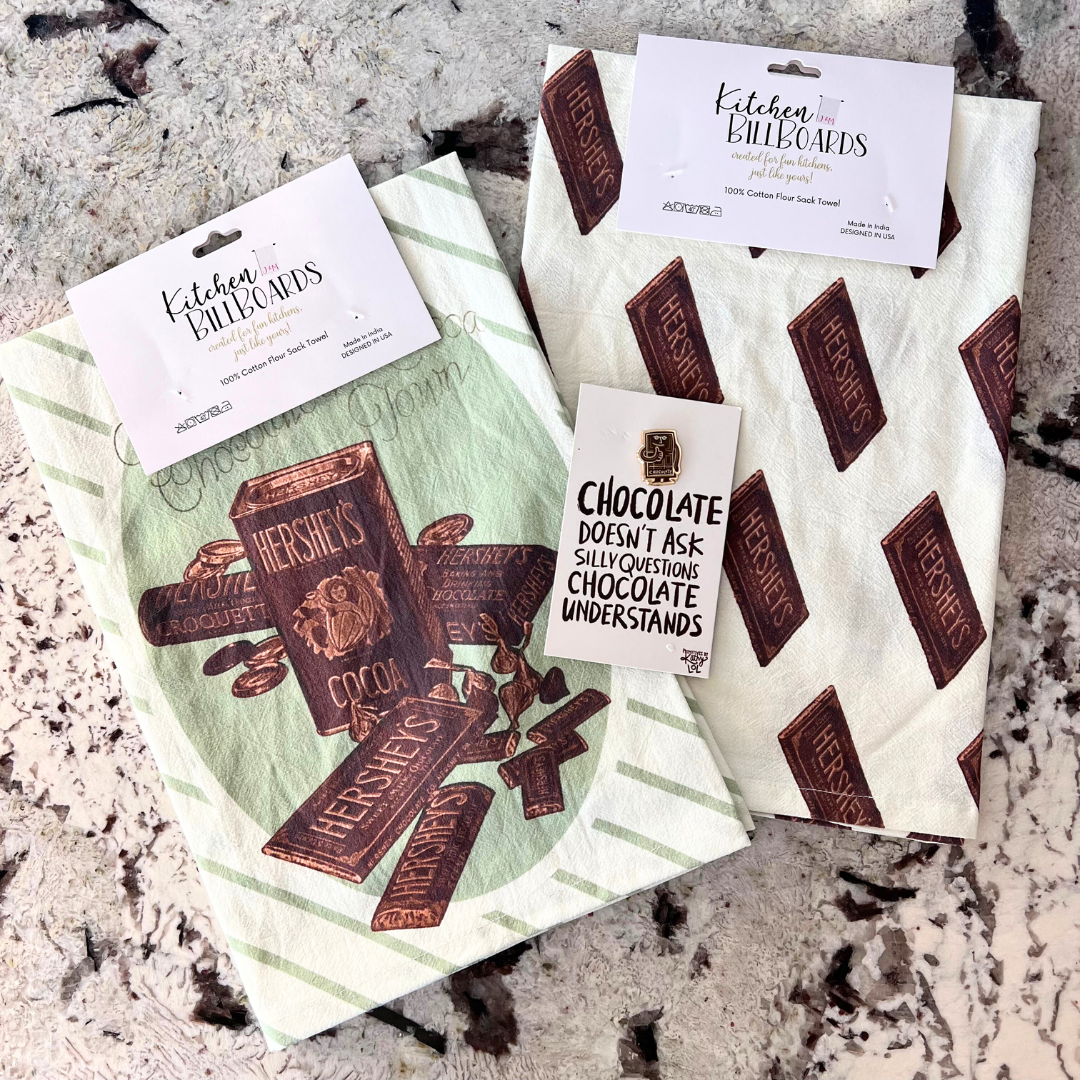 October Apron Pin of the Month: Chocolate Understands + 1910 Hersheys