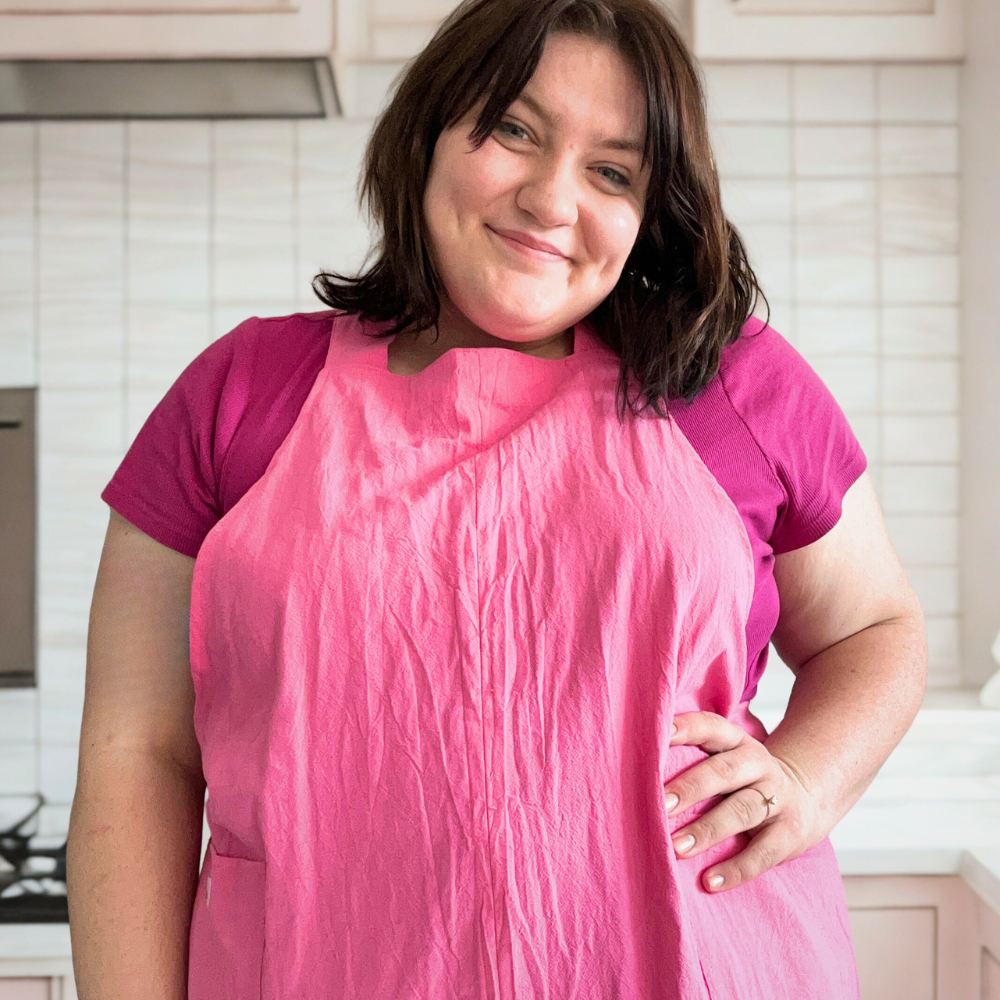 Bubblegum Batter Crossback Apron