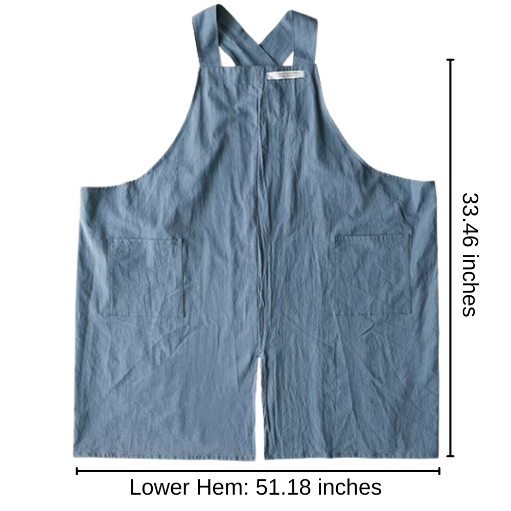 Ms Reliable Crossback Apron - Milk Shake