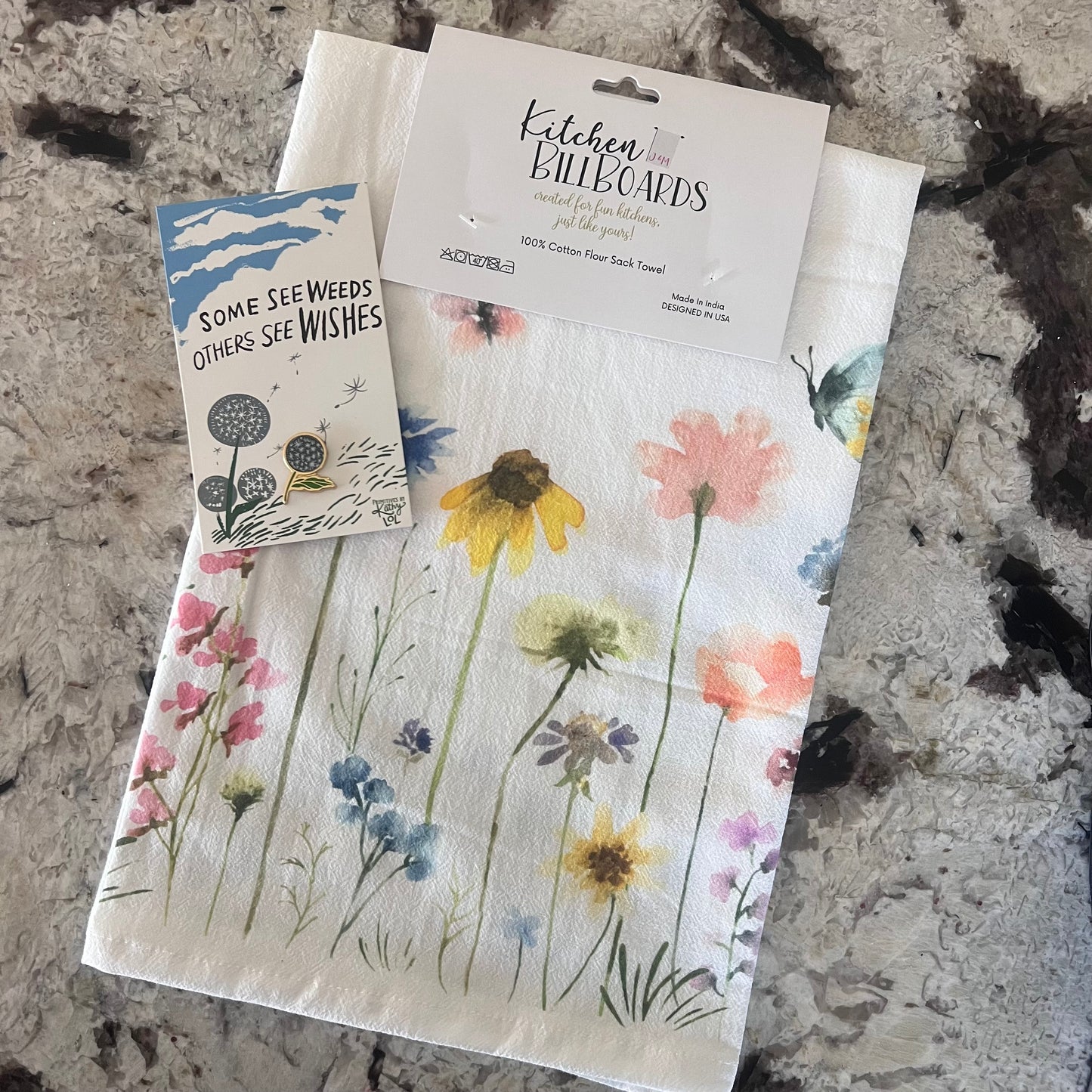 🌼 August Apron Pin of the Month: Wildflower Edition