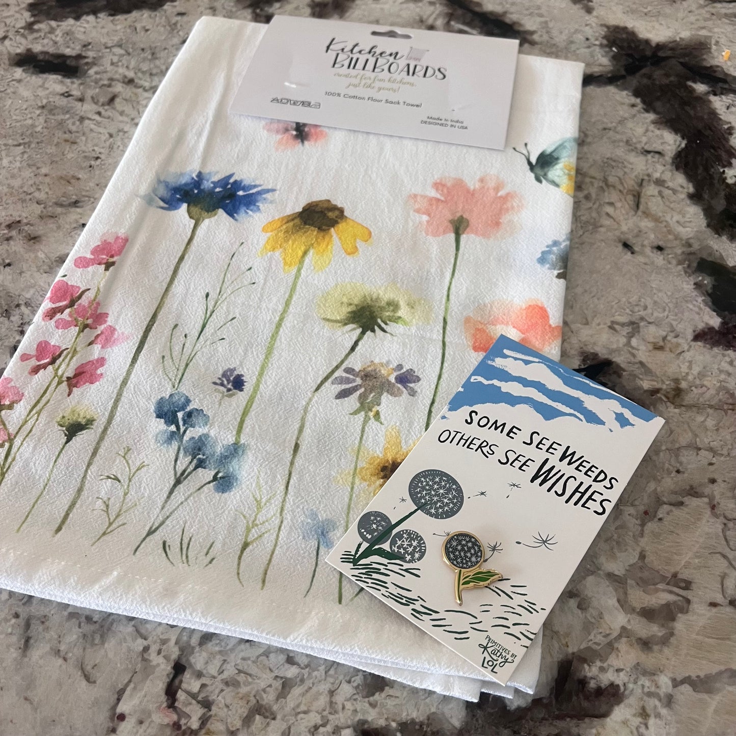 🌼 August Apron Pin of the Month: Wildflower Edition
