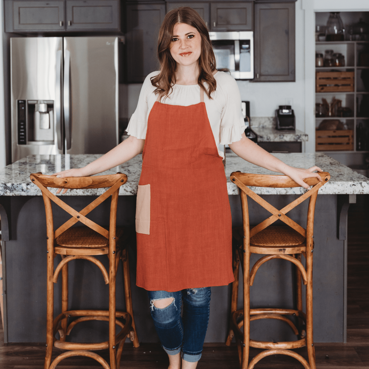 Ms. Classic Apron - Pumpkin Spice