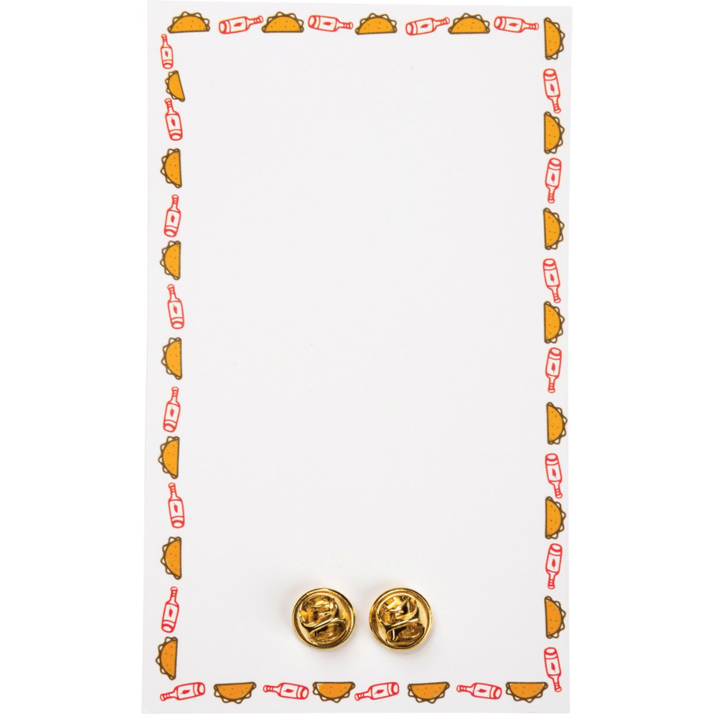 We Go Together Like Tacos & Hot Sauce - Apron Charm