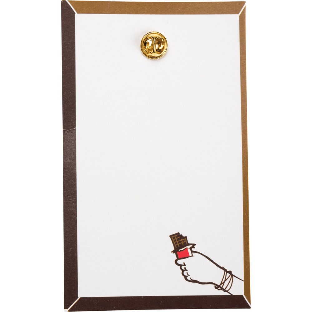 Chocolate Doesn't Ask Questions - Apron Charm