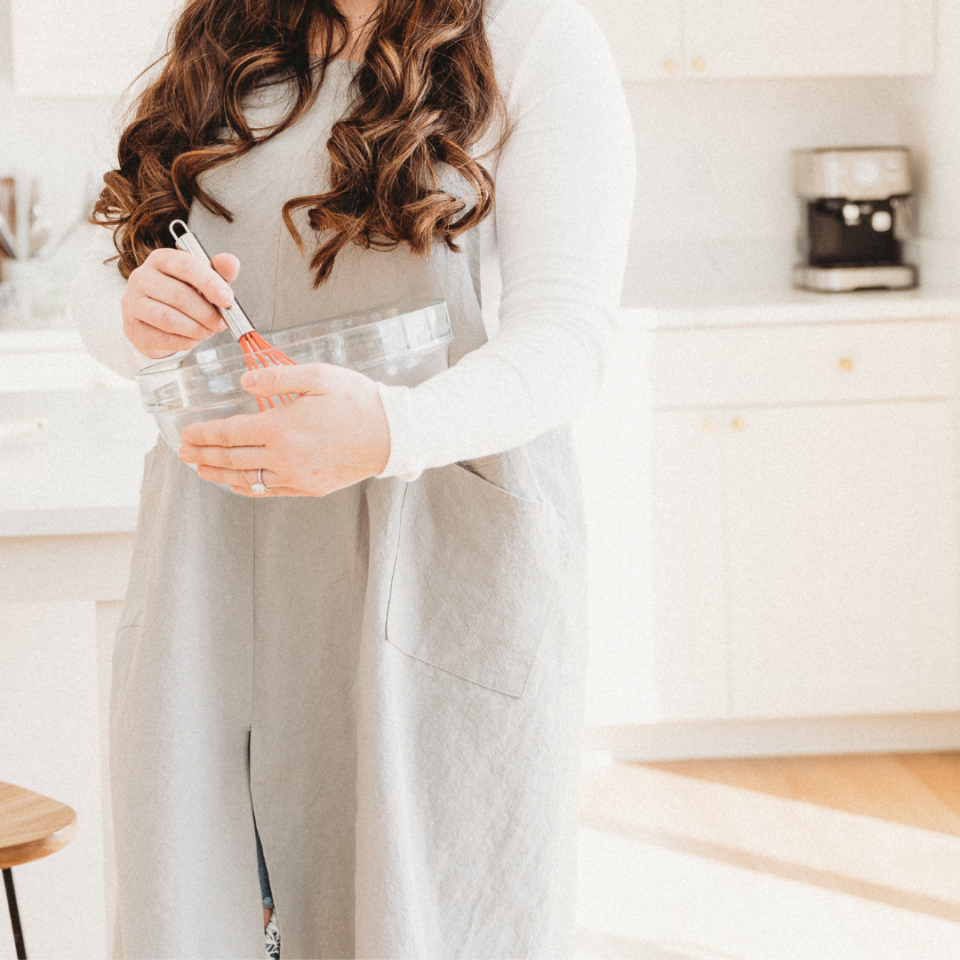 Cross Back Apron - Plaza Gray