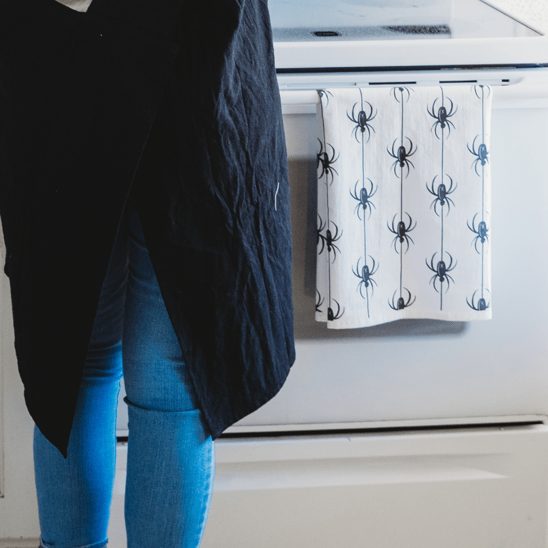 Halloween Spiders Kitchen Towel