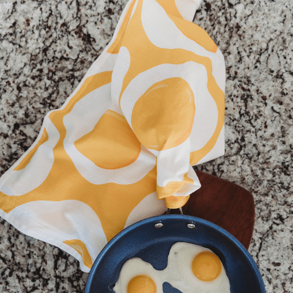 Fried Eggs - Flour Sack Towel