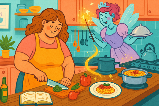 The Dinner Fairy Godmother Isn’t Coming (But You Did It Anyway)