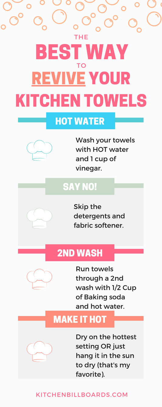 The BEST Way to REVIVE Your Kitchen Towels...
