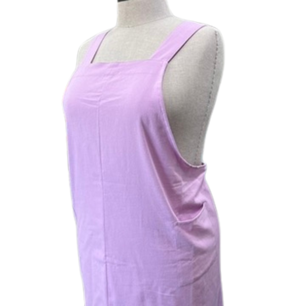 Lavender Cupcake Crossback Apron