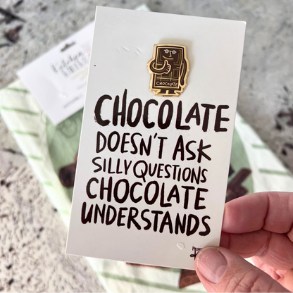 October Apron Pin of the Month: Chocolate Understands + 1910 Hersheys