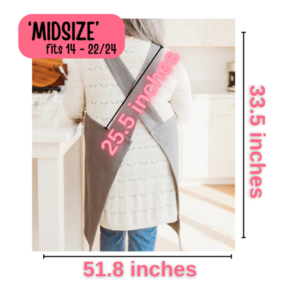 Almond Cream - The Everyday Crossback Apron