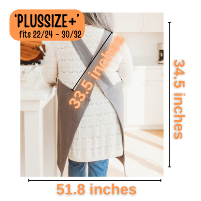 Almond Cream - The Everyday Crossback Apron