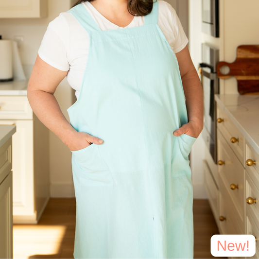 Cotton Candy Crossback Apron