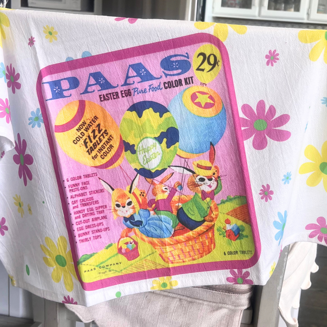 PAAS Easter Egg Dye Kitchen Towel