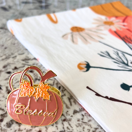 Blessed Pumpkin Towel Topper™