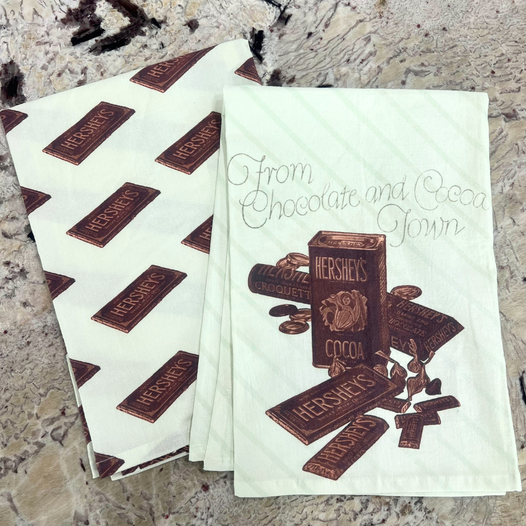 1910 Hershey-ville Vintage Cookbook Kitchen Towel