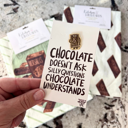 October Apron Pin of the Month: Chocolate Understands + 1910 Hersheys