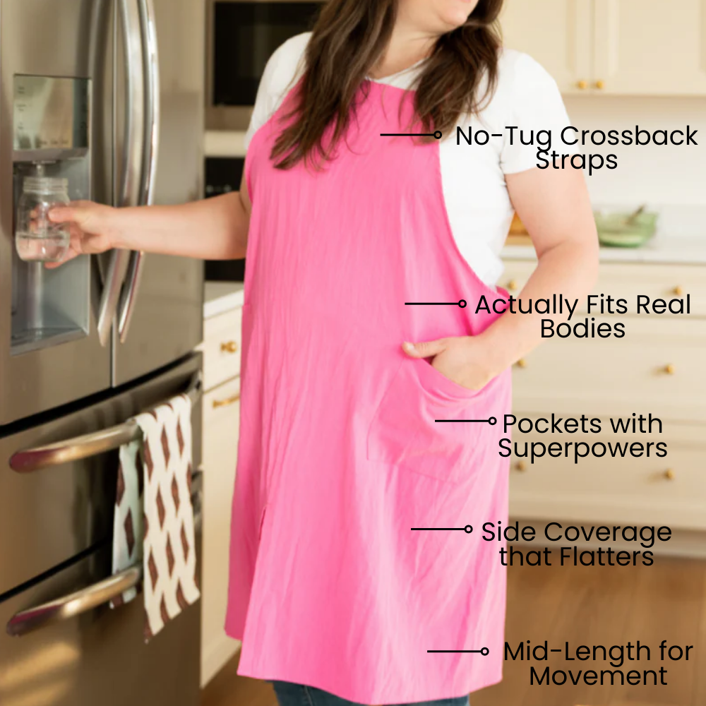 The All Day - Crossback Plus Size Apron