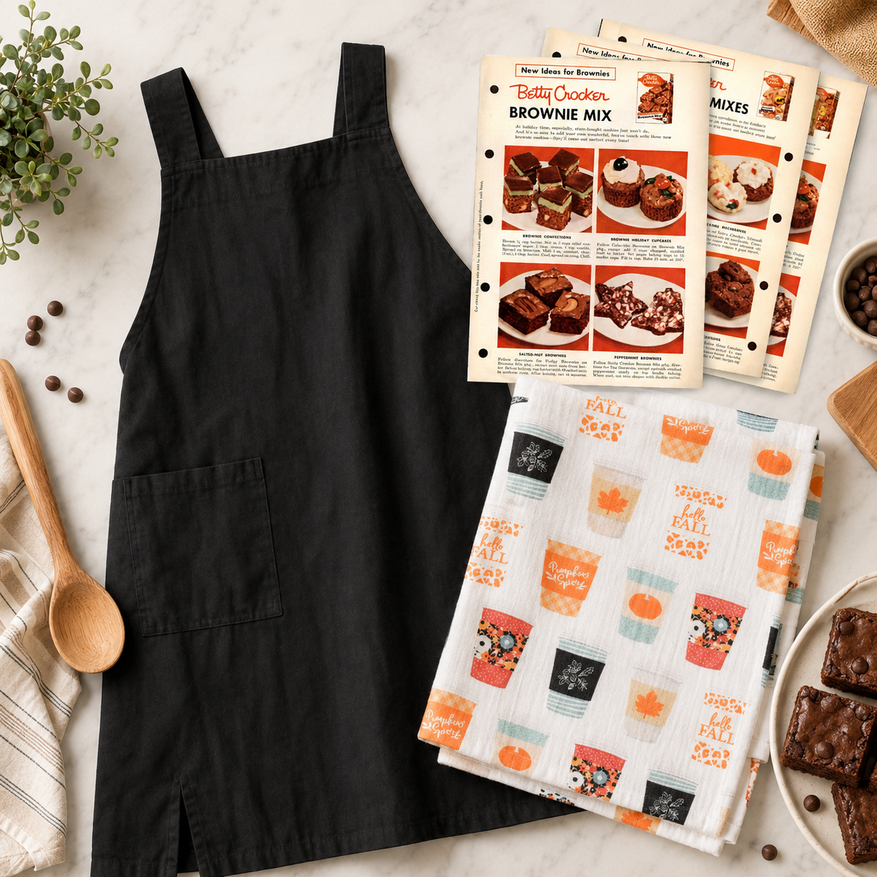 The Pumpkin Spice After Dark Bundle - Apron + Towel + Cookbook Bundle