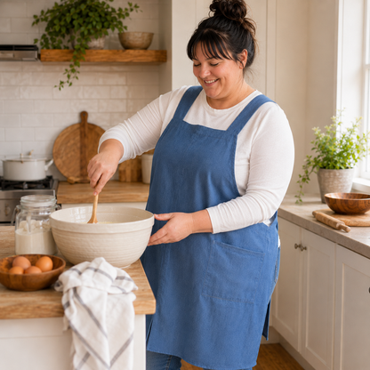 NEW! - The Down & Dirty Denim - Crossback Apron