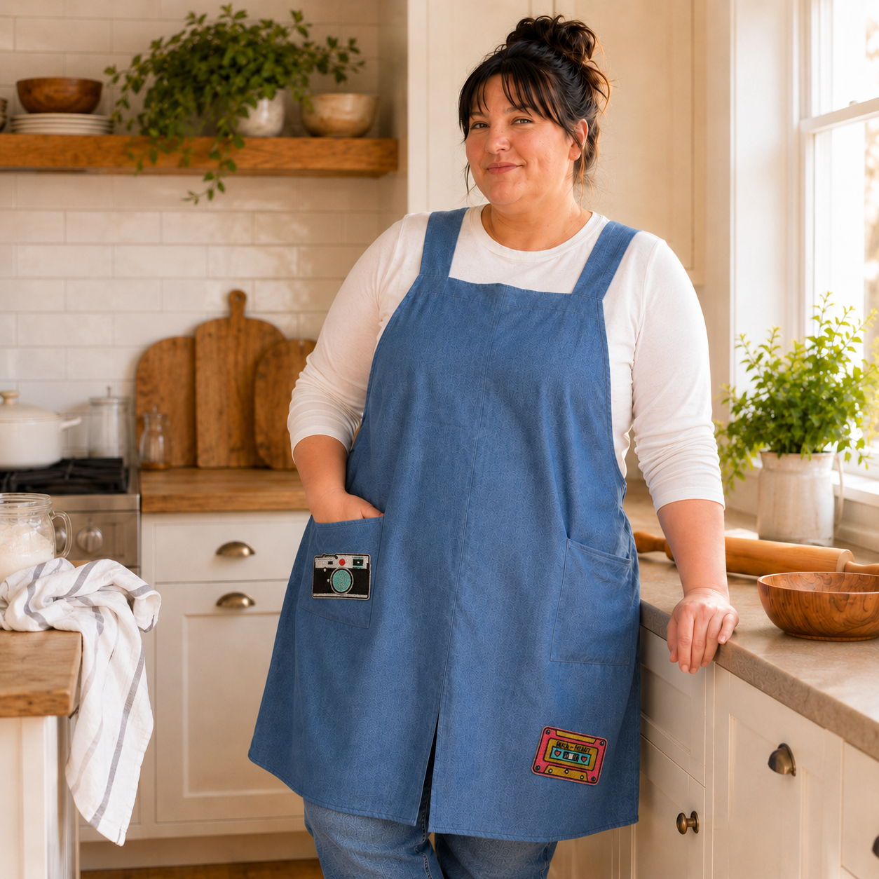 NEW! - The Down & Dirty Denim - Crossback Apron