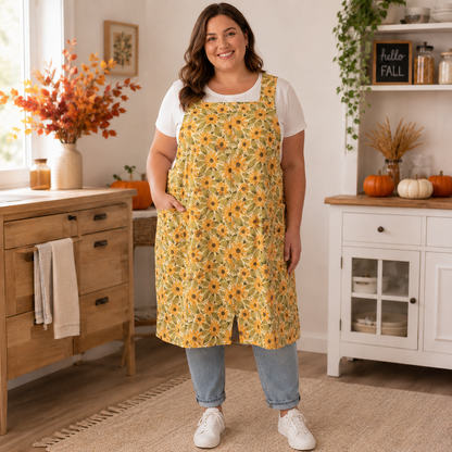 Sunflower Souffle' - NEW Splash Crossback Apron