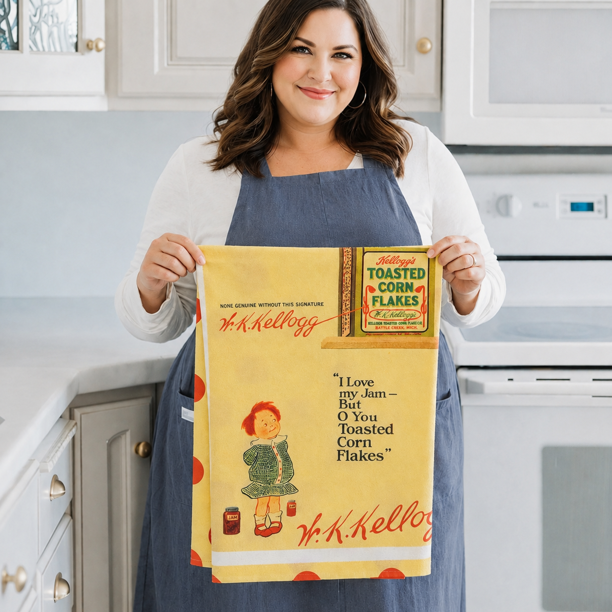 The Kitchen Crush Bundle - Apron + Towel + Cookbook Bundle