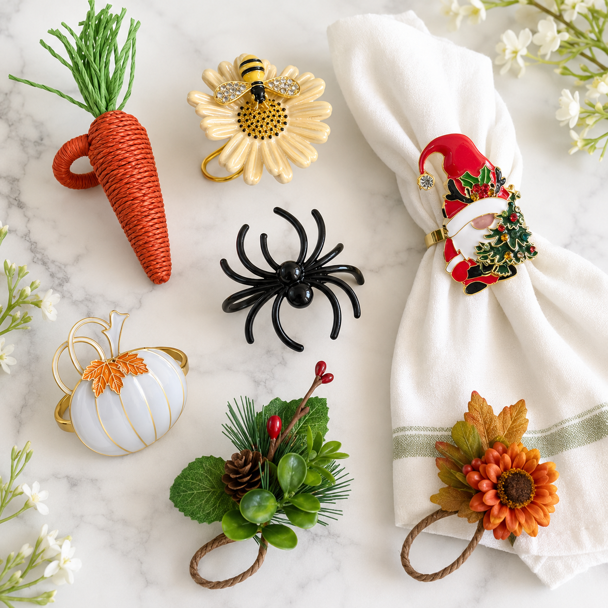 Mystery Seasonal Towel Topper 4-Pack