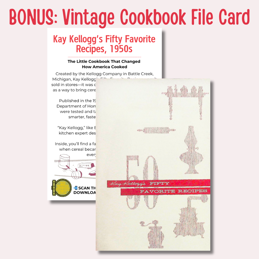 “I Love My Jam — But Oh, You Toasted Corn Flakes” - Vintage Flour Sack Towel + Bonus Cookbook