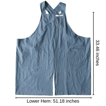 Ms Reliable Crossback Apron - Milk Shake