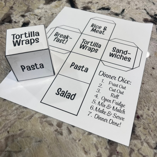 Dinner Winner Dice