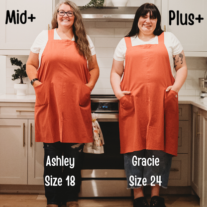 The All Day - Crossback Plus Size Apron