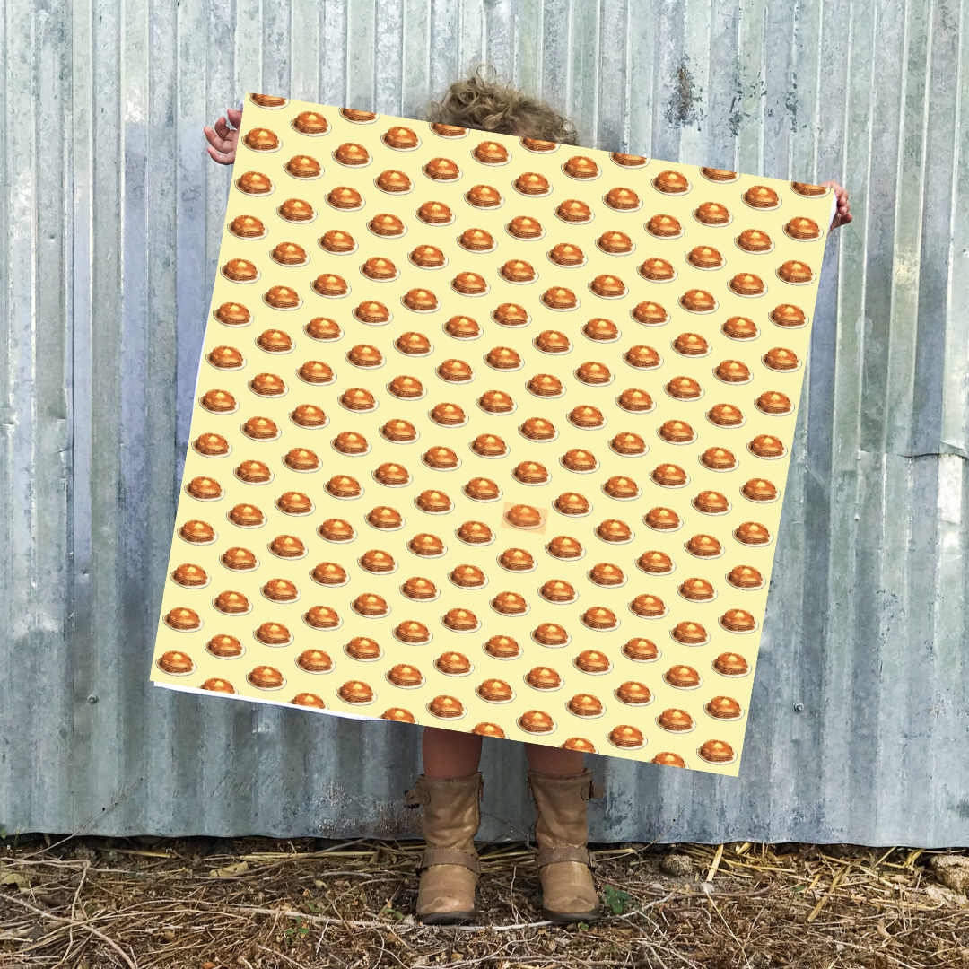 Bisquick Pancakes For Breakfast - 1950s Vintage Flour Sack Towel