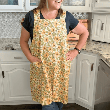 Sunflower Souffle' - NEW Splash Crossback Apron