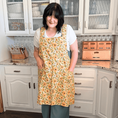 Sunflower Souffle' - NEW Splash Crossback Apron