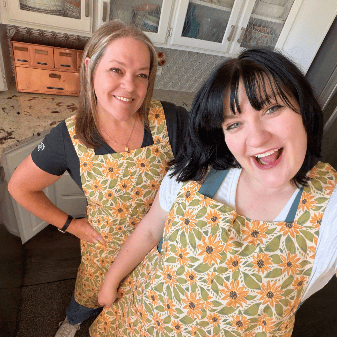 Sunflower Souffle' - NEW Splash Crossback Apron