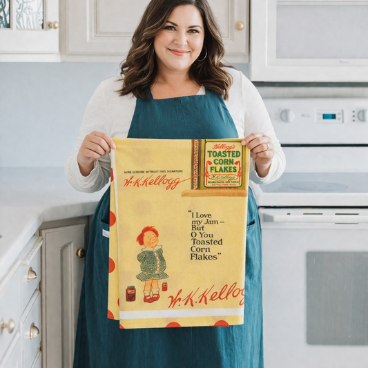 The Kitchen Crush Bundle - Apron + Towel + Cookbook Bundle