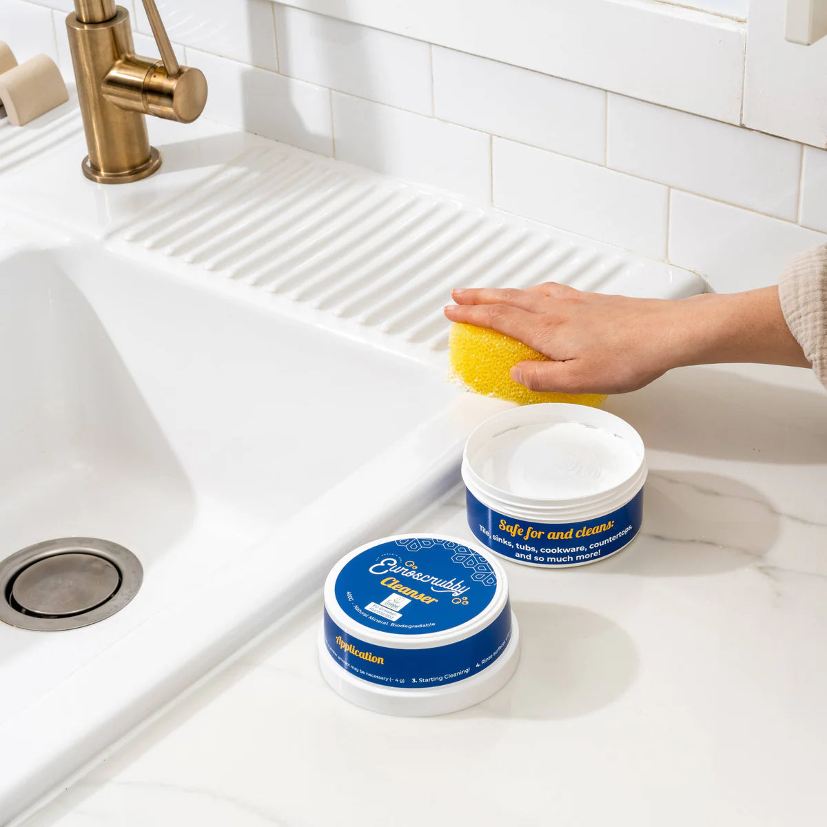 The Shiny Sink Scrubby - For Easy Kitchen Sparkle