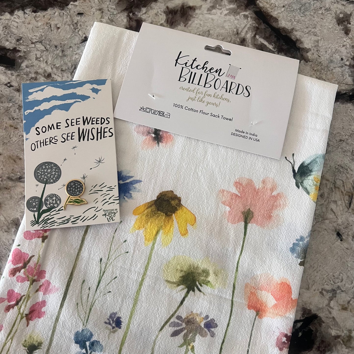 🌼 August Apron Pin of the Month: Wildflower Edition