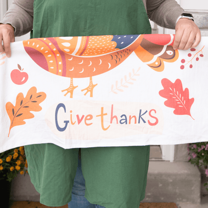 Give Thanks This Thanksgiving Kitchen Towel