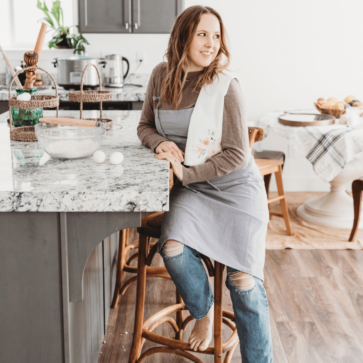 Silver Mist - Everyday Baker Apron