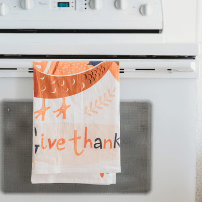 Give Thanks This Thanksgiving Kitchen Towel