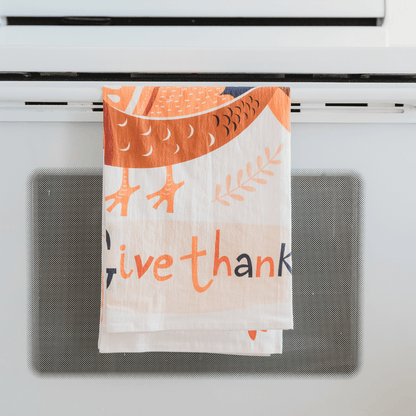 Give Thanks This Thanksgiving Kitchen Towel