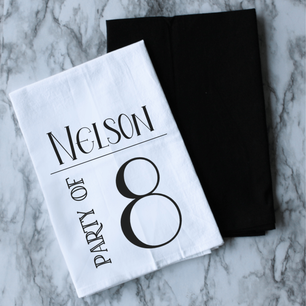 Black Chef Towel