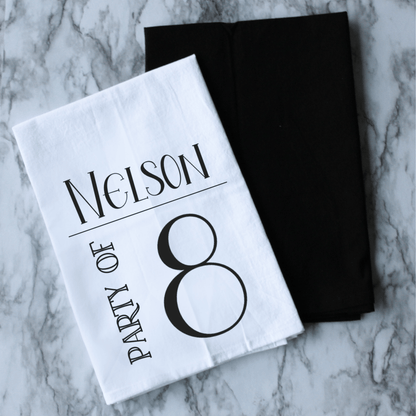 Black Chef Towel