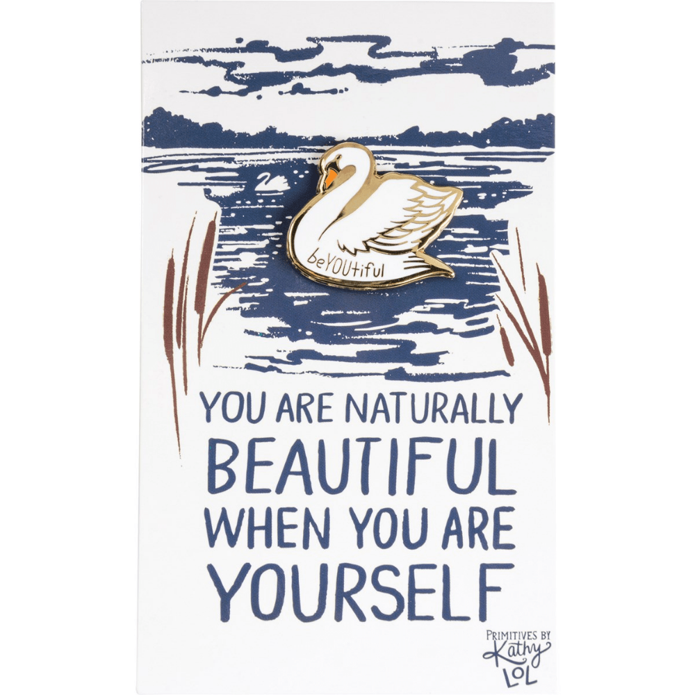 You Are Naturally Beautiful - Enamel Note Card