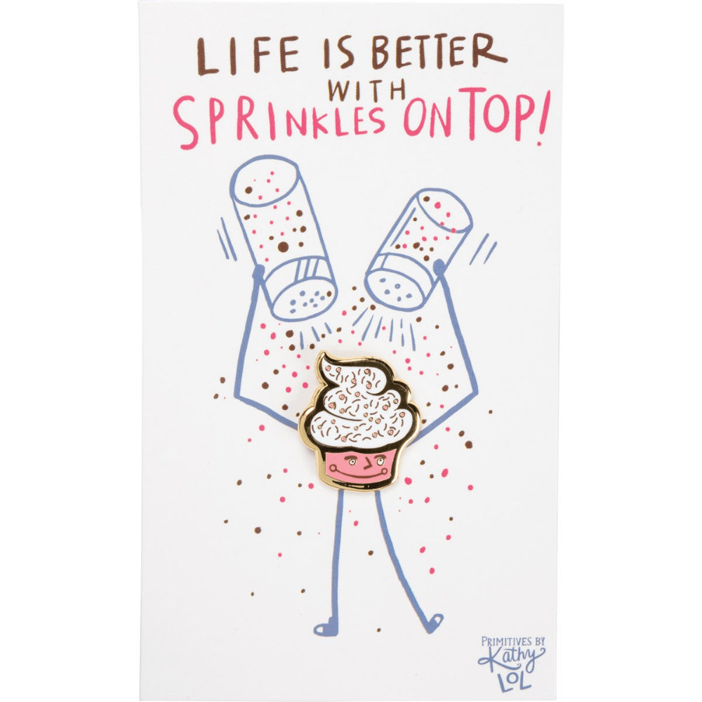Life Is Better With Sprinkles - Enamel Note Card
