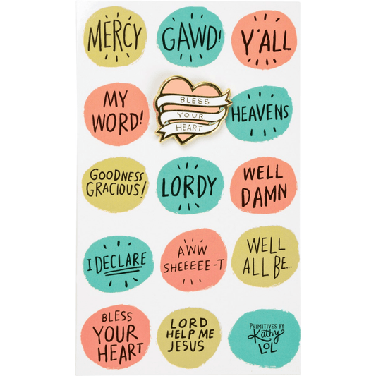 Bless Your Heart - Apron Pin
